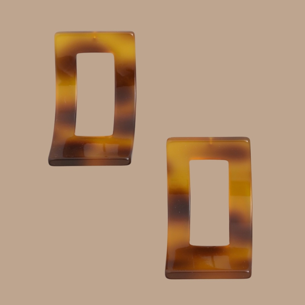 Acrylic Abstract Tortoise Jewelry